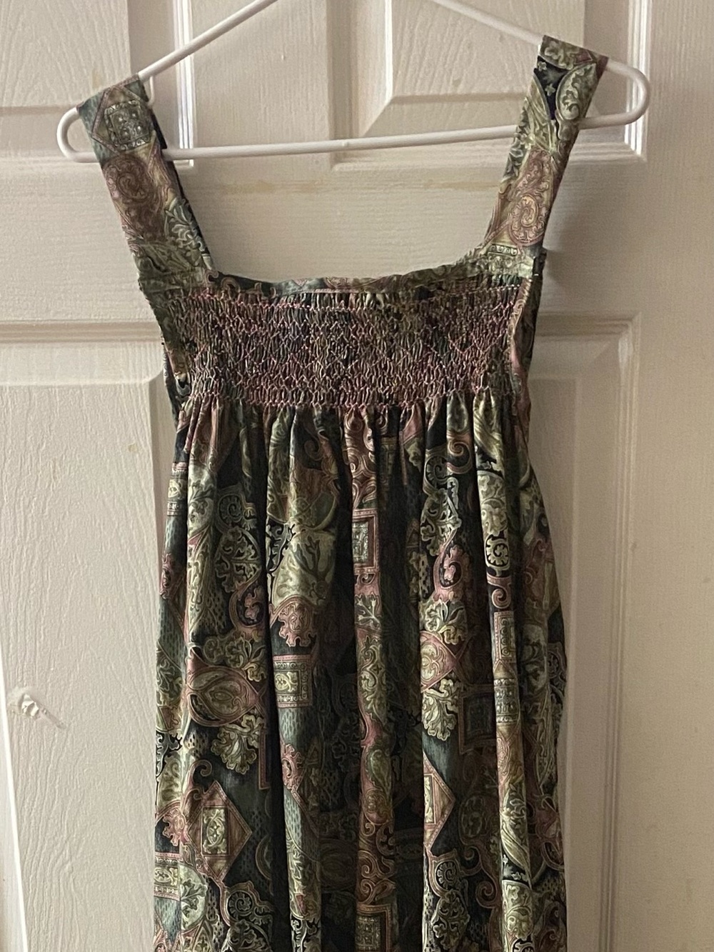 Smocked Cotton Gown